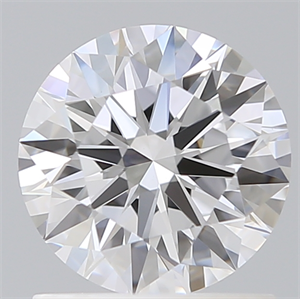 Picture of Lab Created Diamond 1.16 Carats, Round with Ideal Cut, D Color, VVS1 Clarity and Certified by IGI