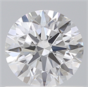 Lab Created Diamond 0.74 Carats, Round with Ideal Cut, D Color, VVS2 Clarity and Certified by IGI