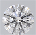Lab Created Diamond 1.14 Carats, Round with Ideal Cut, D Color, VVS2 Clarity and Certified by IGI