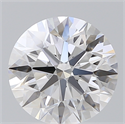 Lab Created Diamond 1.11 Carats, Round with Ideal Cut, D Color, VVS2 Clarity and Certified by IGI