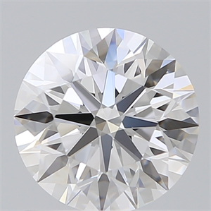 Picture of Lab Created Diamond 1.11 Carats, Round with Ideal Cut, D Color, VVS2 Clarity and Certified by IGI