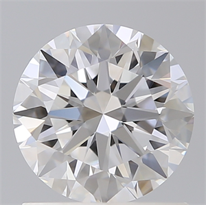 Picture of Lab Created Diamond 1.09 Carats, Round with Excellent Cut, E Color, VVS2 Clarity and Certified by IGI