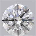 Lab Created Diamond 1.10 Carats, Round with Excellent Cut, E Color, VVS2 Clarity and Certified by IGI