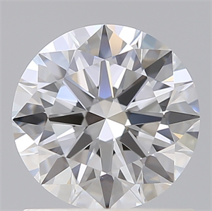 Picture of Lab Created Diamond 1.10 Carats, Round with Excellent Cut, E Color, VVS2 Clarity and Certified by IGI