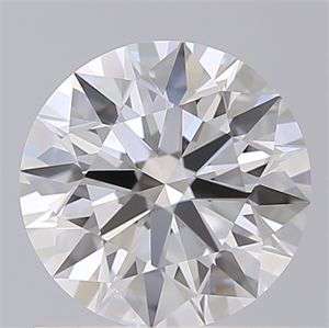 Picture of Lab Created Diamond 1.09 Carats, Round with Ideal Cut, E Color, VVS2 Clarity and Certified by IGI
