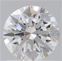 Del inventario de diamantes de laboratorio, 1.30 quilates, Redondo , Color D, claridad VVS2 y certificado IGI