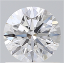 Lab Created Diamond 0.93 Carats, Round with Ideal Cut, D Color, VS2 Clarity and Certified by IGI
