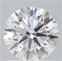 Lab Created Diamond 1.18 Carats, Round with Ideal Cut, D Color, VVS1 Clarity and Certified by IGI