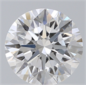 Lab Created Diamond 1.31 Carats, Round with Ideal Cut, D Color, VVS2 Clarity and Certified by IGI