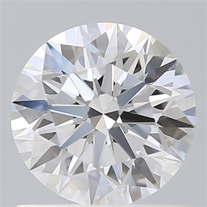 Picture of Lab Created Diamond 1.03 Carats, Round with Ideal Cut, E Color, VVS2 Clarity and Certified by IGI