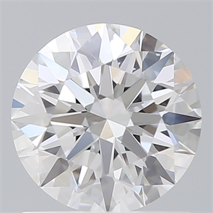 Picture of Lab Created Diamond 1.15 Carats, Round with Ideal Cut, D Color, VS2 Clarity and Certified by IGI