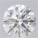 Lab Created Diamond 1.12 Carats, Round with Ideal Cut, D Color, VS2 Clarity and Certified by IGI