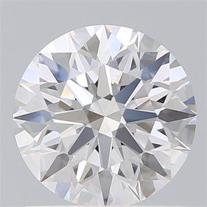 Picture of Lab Created Diamond 1.12 Carats, Round with Ideal Cut, D Color, VS2 Clarity and Certified by IGI
