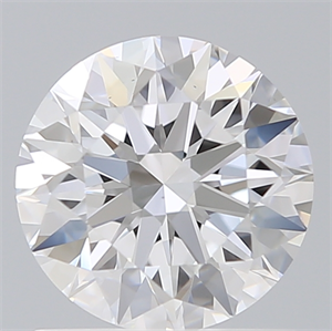 Picture of Lab Created Diamond 1.17 Carats, Round with Ideal Cut, D Color, VS1 Clarity and Certified by IGI