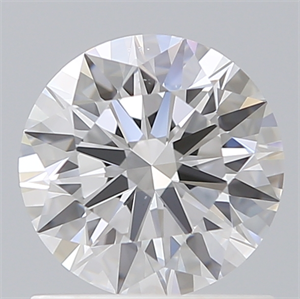 Picture of Lab Created Diamond 1.04 Carats, Round with Ideal Cut, D Color, VS1 Clarity and Certified by IGI