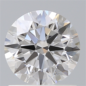 Picture of Lab Created Diamond 1.11 Carats, Round with Ideal Cut, D Color, VS1 Clarity and Certified by IGI