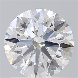 Picture of Lab Created Diamond 1.18 Carats, Round with Ideal Cut, D Color, VVS1 Clarity and Certified by IGI