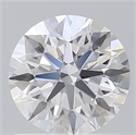 Lab Created Diamond 1.17 Carats, Round with Ideal Cut, E Color, VVS1 Clarity and Certified by IGI
