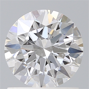 Picture of Lab Created Diamond 1.08 Carats, Round with Ideal Cut, D Color, VS2 Clarity and Certified by IGI