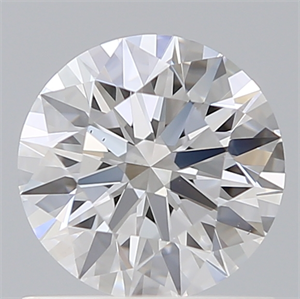 Picture of Lab Created Diamond 0.91 Carats, Round with Ideal Cut, D Color, VS1 Clarity and Certified by IGI