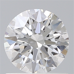 Picture of Lab Created Diamond 0.90 Carats, Round with Excellent Cut, D Color, VS1 Clarity and Certified by IGI
