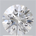 Lab Created Diamond 0.91 Carats, Round with Ideal Cut, D Color, VS2 Clarity and Certified by IGI
