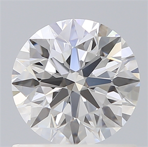 Picture of Lab Created Diamond 0.90 Carats, Round with Ideal Cut, D Color, VVS2 Clarity and Certified by IGI