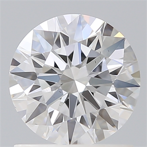 Picture of Lab Created Diamond 1.08 Carats, Round with Ideal Cut, D Color, VS2 Clarity and Certified by IGI