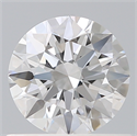 Lab Created Diamond 0.72 Carats, Round with Ideal Cut, D Color, VVS2 Clarity and Certified by IGI
