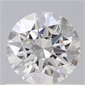 Del inventario de diamantes de laboratorio, 0.70 quilates, Redondo , Color D, claridad VS2 y certificado IGI