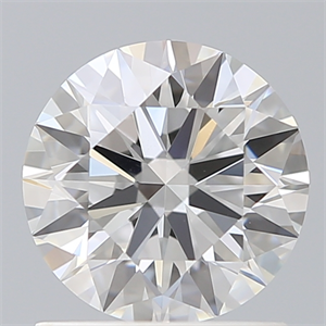 Picture of Lab Created Diamond 1.18 Carats, Round with Ideal Cut, F Color, VVS2 Clarity and Certified by IGI
