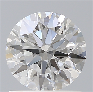 Picture of Lab Created Diamond 1.12 Carats, Round with Ideal Cut, F Color, VVS2 Clarity and Certified by IGI