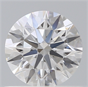 Lab Created Diamond 0.74 Carats, Round with Ideal Cut, D Color, VVS2 Clarity and Certified by IGI