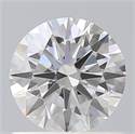 Lab Created Diamond 0.90 Carats, Round with Excellent Cut, D Color, VS1 Clarity and Certified by IGI