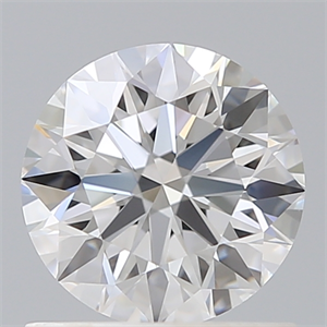Picture of Lab Created Diamond 0.95 Carats, Round with Ideal Cut, D Color, VVS2 Clarity and Certified by IGI