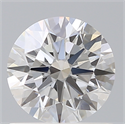 Lab Created Diamond 0.90 Carats, Round with Ideal Cut, D Color, VS2 Clarity and Certified by IGI