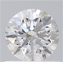 Lab Created Diamond 0.74 Carats, Round with Ideal Cut, D Color, VVS2 Clarity and Certified by IGI