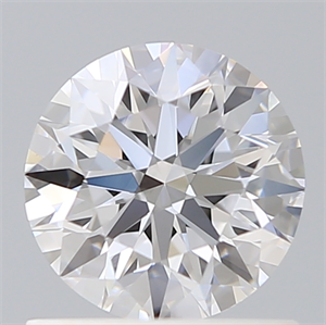 Picture of Lab Created Diamond 0.90 Carats, Round with Ideal Cut, D Color, VVS2 Clarity and Certified by IGI