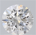 Lab Created Diamond 0.93 Carats, Round with Ideal Cut, D Color, VS2 Clarity and Certified by IGI