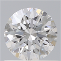 Lab Created Diamond 0.77 Carats, Round with Ideal Cut, D Color, VVS2 Clarity and Certified by IGI