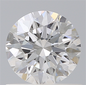 Picture of Lab Created Diamond 0.77 Carats, Round with Ideal Cut, D Color, VVS2 Clarity and Certified by IGI