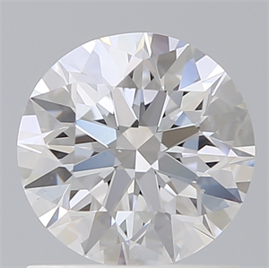 Picture of Lab Created Diamond 1.11 Carats, Round with Ideal Cut, D Color, VS2 Clarity and Certified by IGI