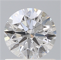 Lab Created Diamond 0.90 Carats, Round with Ideal Cut, D Color, VS1 Clarity and Certified by IGI