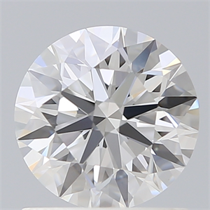 Picture of Lab Created Diamond 1.11 Carats, Round with Ideal Cut, E Color, VVS2 Clarity and Certified by IGI