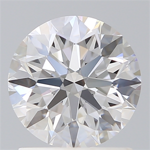 Picture of Lab Created Diamond 1.33 Carats, Round with Ideal Cut, D Color, VS1 Clarity and Certified by IGI