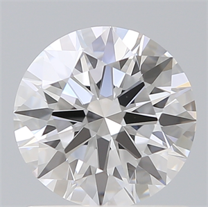 Picture of Lab Created Diamond 1.11 Carats, Round with Ideal Cut, D Color, VVS2 Clarity and Certified by IGI