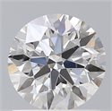 Lab Created Diamond 1.10 Carats, Round with Ideal Cut, D Color, VS2 Clarity and Certified by IGI