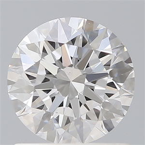 Picture of Lab Created Diamond 1.11 Carats, Round with Ideal Cut, D Color, VS2 Clarity and Certified by IGI