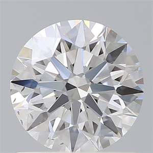 Picture of Lab Created Diamond 1.09 Carats, Round with Ideal Cut, D Color, VS2 Clarity and Certified by IGI
