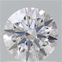 Lab Created Diamond 1.10 Carats, Round with Ideal Cut, D Color, VS1 Clarity and Certified by IGI
